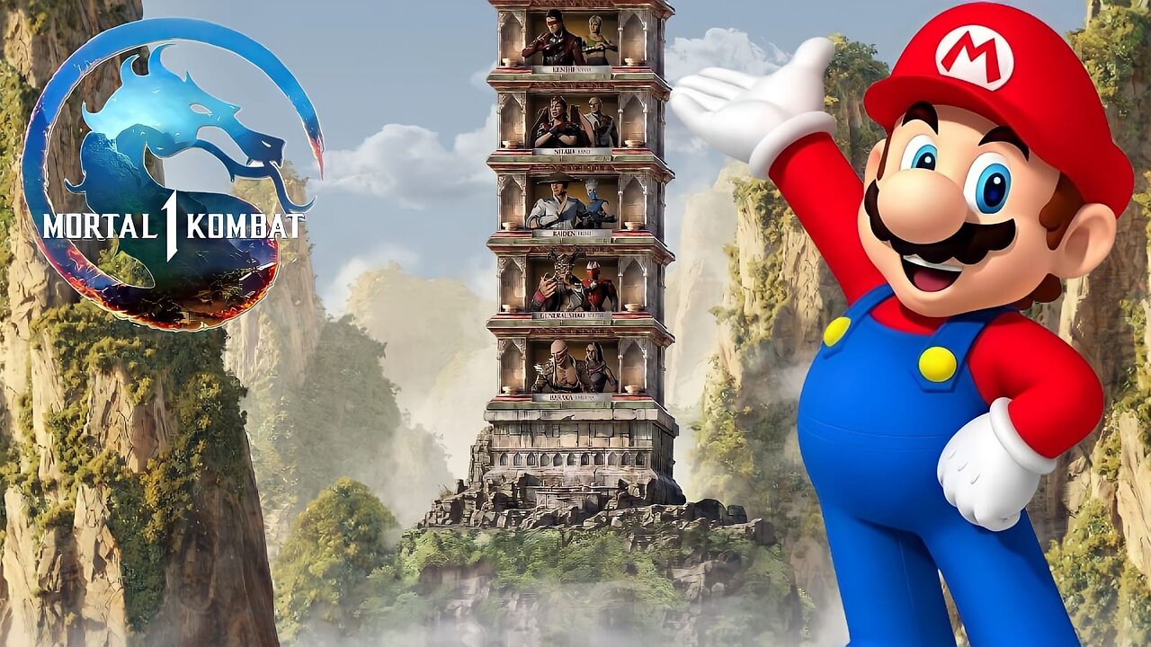 Mortal Kombat 1 - Mario - Hard Ladder