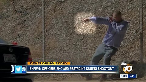 Expert: SDPD officers showed restraint during shootout