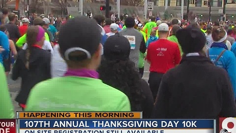 Thanksgiving Day Race brings thousands to downtown Cincinnati