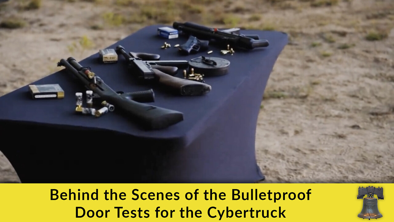 Behind the Scenes of the Bulletproof Door Tests for the Cybertruck