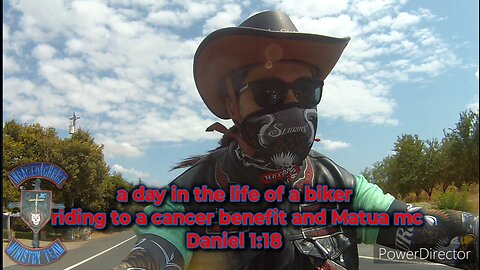 a day in the life of a biker riding to a cancer benefit and Matua mc Daniel 1:18 #theoutlawpreacher