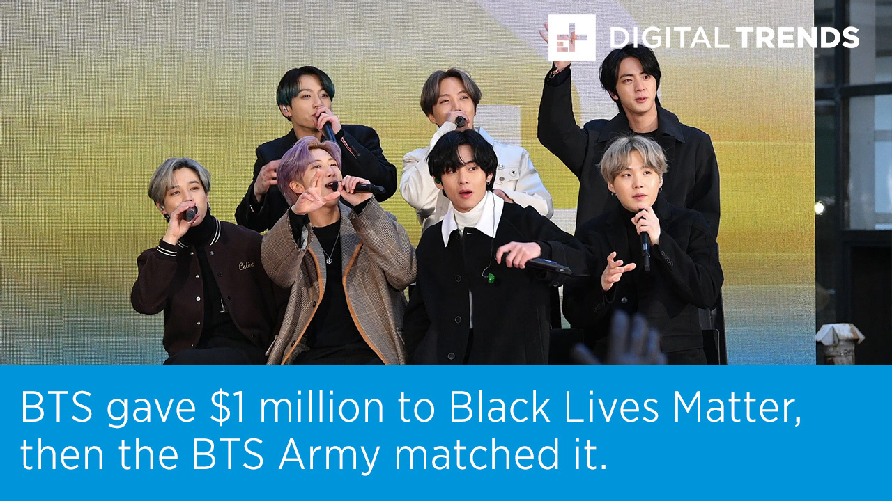 K-pop band BTS gave $1 million to Black Lives Matter, then the BTS fans matched it