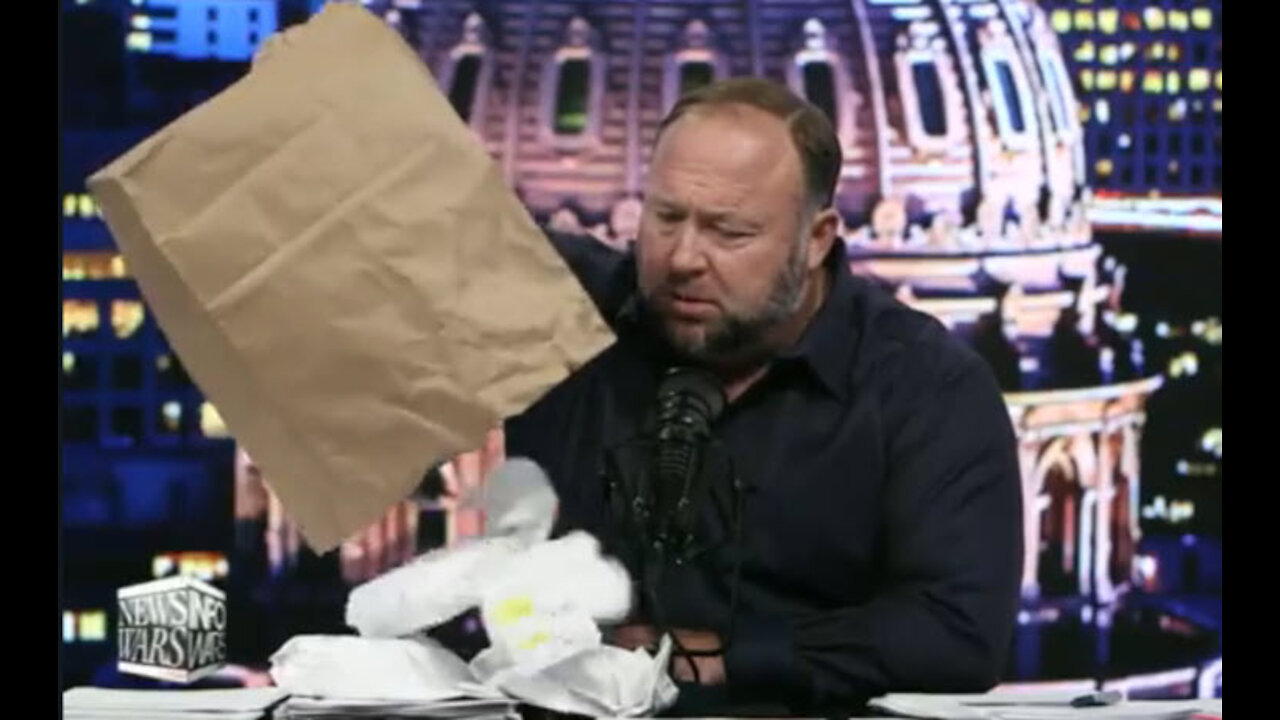 Alex Jones takes IVERMECTIN