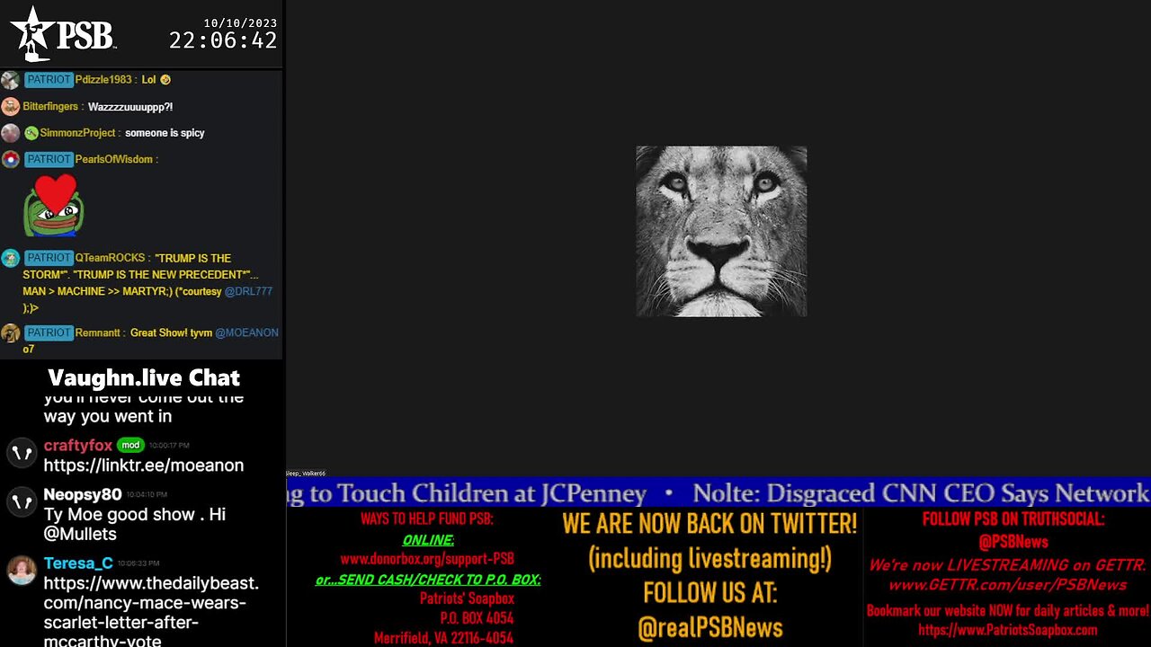 2023-10-10 22:00 EDT - The MAGA Mullet Show: with MagaSwaga