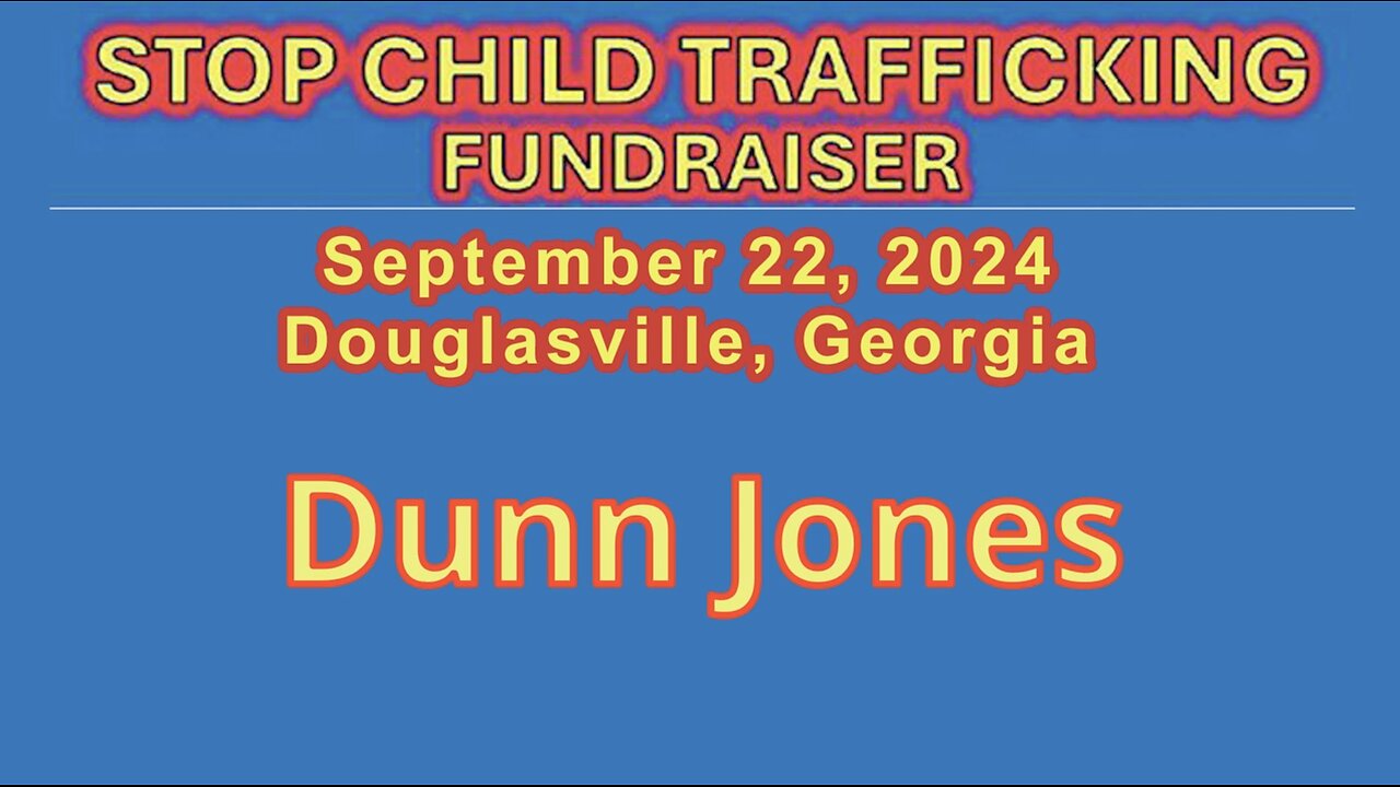 Dunn Jones Sings At Stop Child Trafficking Fundraiser - Sept 22, 2024