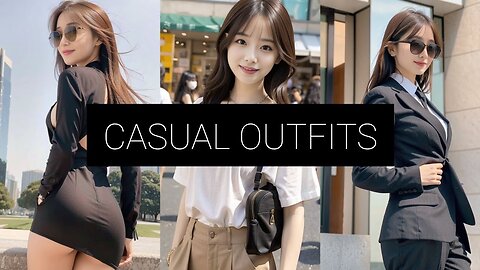 [ AI Lookbook ] AI Art Beauties in CASUAL OUTFITS 🤩👗 #fashion #aibeauty #casualoutfits