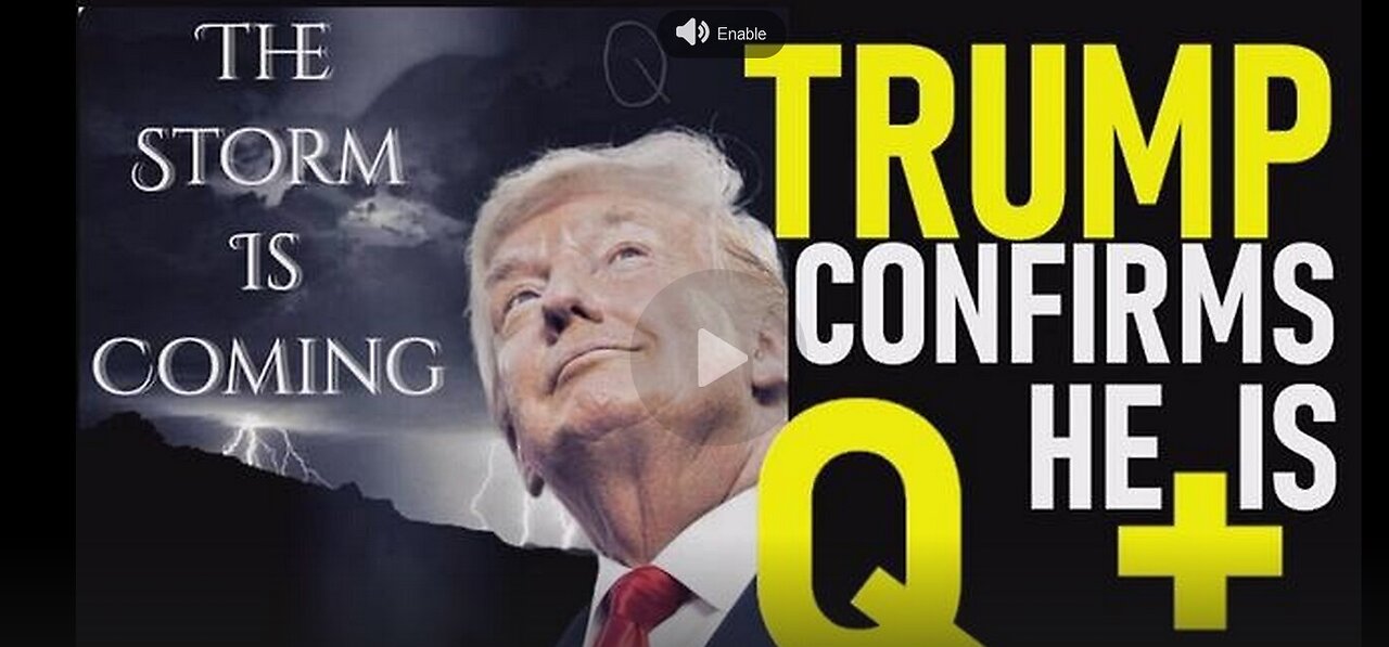 THANKS TO PATRIOT UNDERGROUND PROOF THAT TRUMP IS Q+