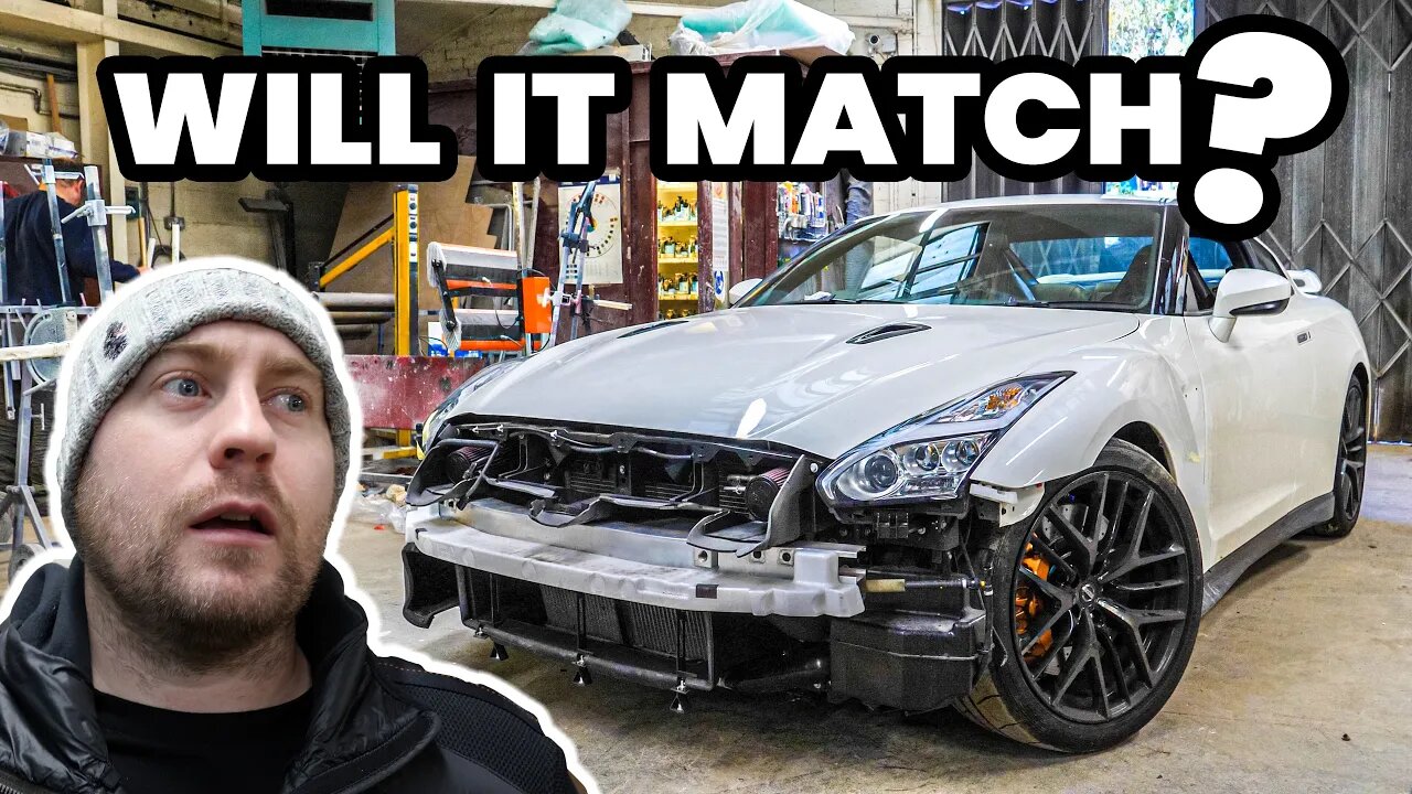 R35 GTR 3 STAGE PEARL GETS A RESPRAY... WILL IT MATCH UP TO FACTORY??