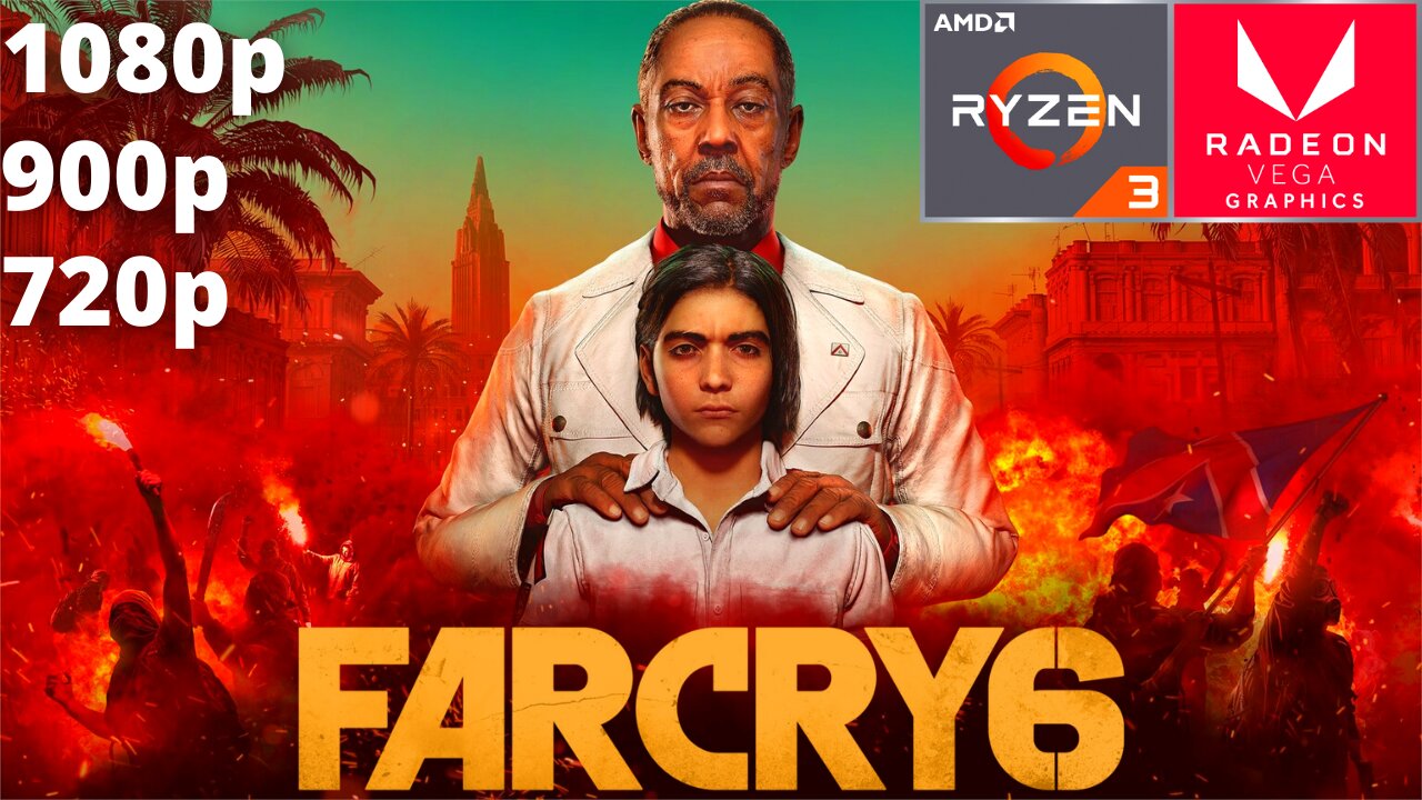 Far Cry 6 - Ryzen 3 3200G Vega 8 & 16 GB RAM/8 GB RAM/1X8 GB RAM