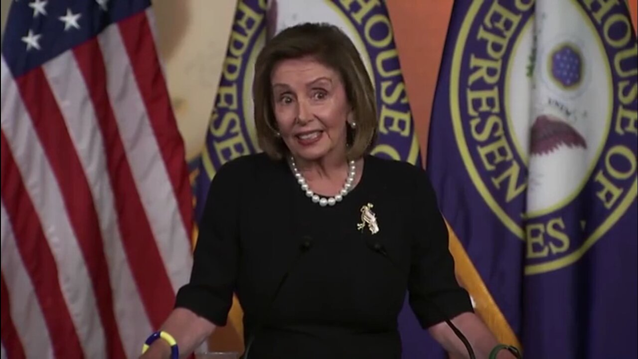 Pelosi REFUSES To Say Trump's Name When Asked About His Potential 2024 Run