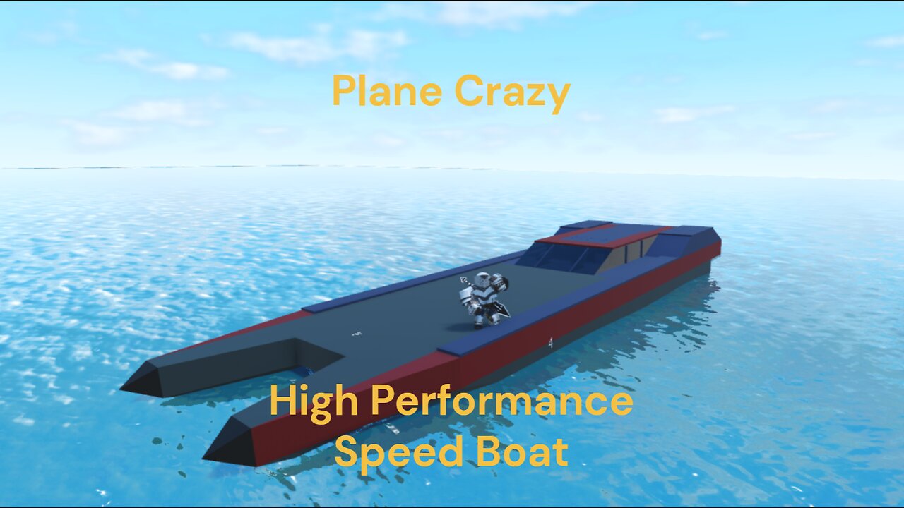 Making a high-performance speed boat