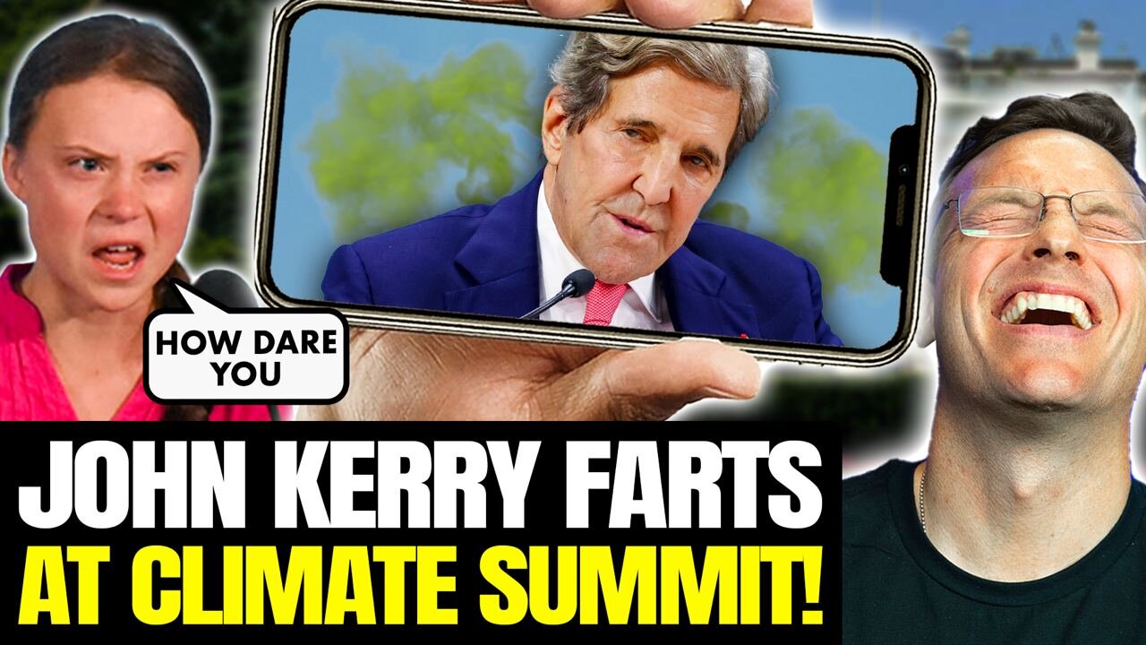 John Kerry RIPS Loud Fart On LIVE TV While B*tching About 'Toxic Emissions' 🤣