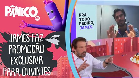 James faz PROMOÇÃO EXCLUSIVA para ouvintes do PÂNICO