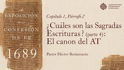 Iglesia Bautista Reformada de Guadalajara - Confesión Bautista de Fe de Londres de 1689