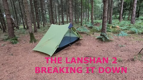 Breaking down the Lanshan 2 to leave no trace