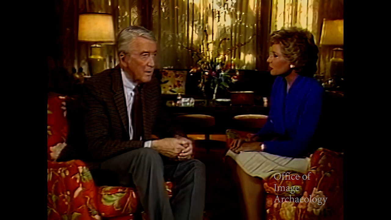 1983, Barbara Walters interview with Jimmy Stewart