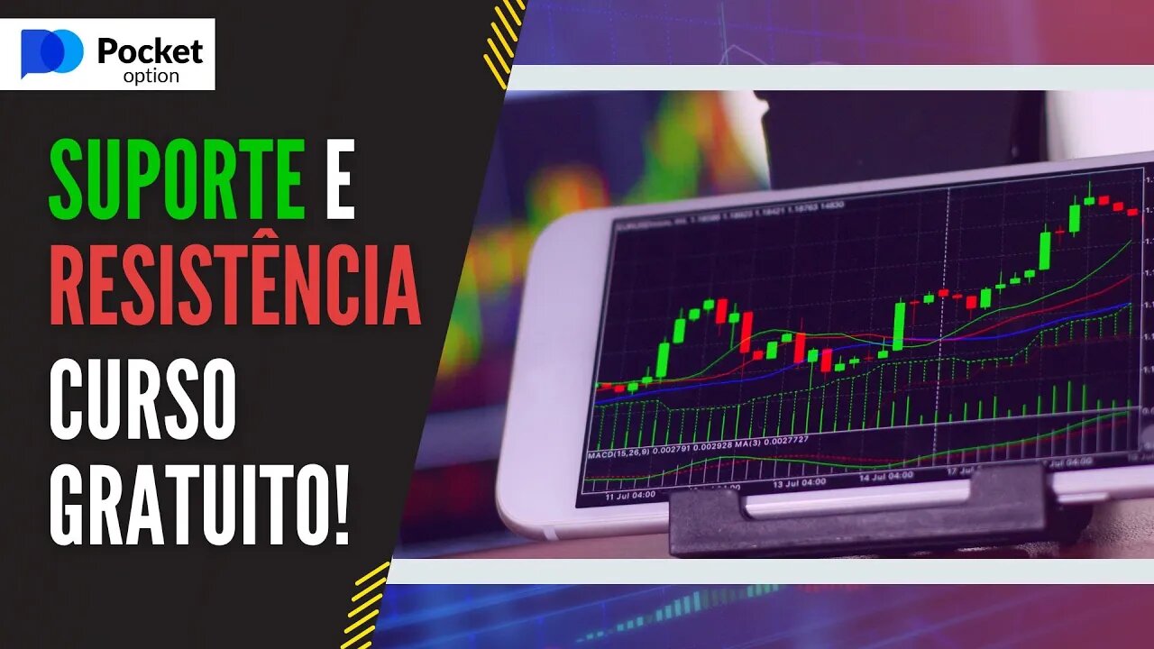 Suporte e Resistência Opções Binárias - Curso Gratuito na Pocket Option