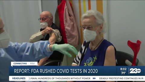 New report shows COVID-19 tests were rushed