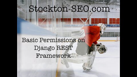 Basic Permission on Django REST Framework