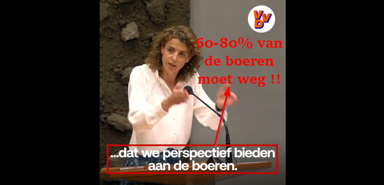 Sophie Hermans: 50% boeren weg = "perspectief bieden"