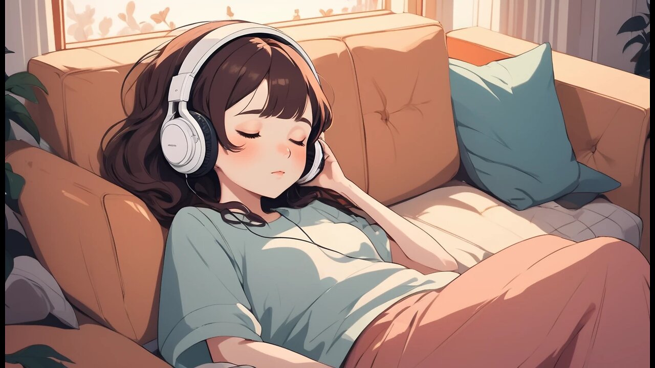 Chilling with Lo-Fi: Girl on the Couch | Lo-Fi Waves