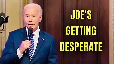 “My policies are working - start writing that way, OK?” - Biden getting Desperate!