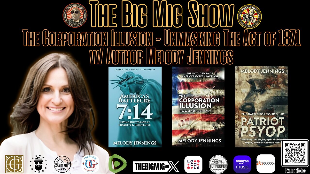 The Corporation Illusion - Unmasking The Act of 1871 w/ Author Melody Jennings |EP331