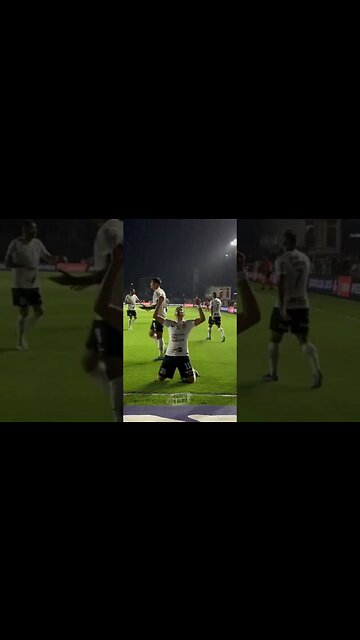 O primeiro gol do Romero na vitória do Corinthians contra o Vasco #corinthians