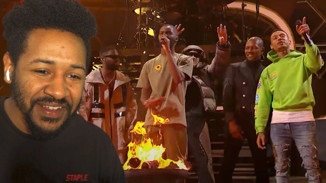 DAVE - IN THE FIRE (FT GIGGS, GHETTS, MEEKZ & FREDO) LIVE AT THE BRITS 2022 | REACTION!!!