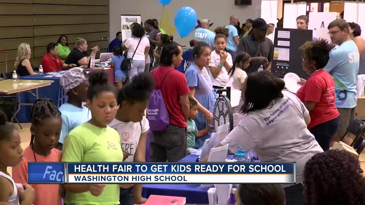 Local Health Fair's getting kids ready for school