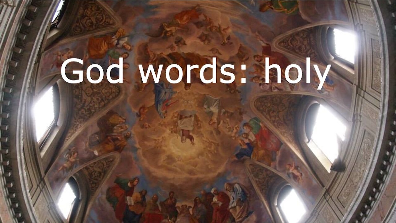 God words: holy