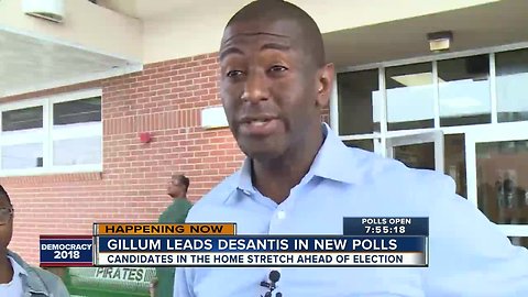 Gillum leads DeSantis in new polls