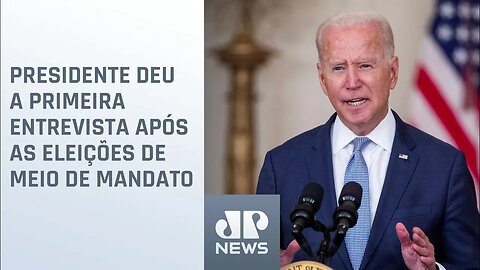 Biden comemora desempenho de democratas nas eleições nos EUA