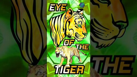 🎨🎶 Eye of the Tiger Animation Art #tiger #animation #nftarttalk