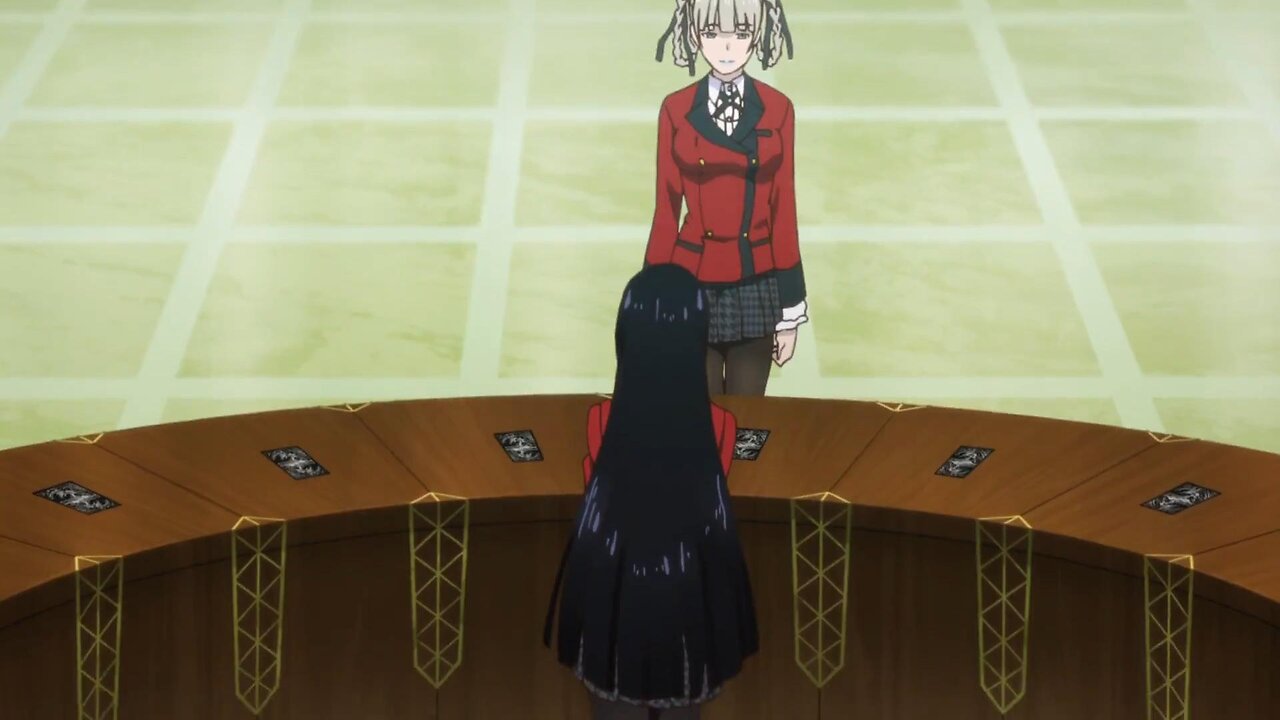 yumeko vs Kirari Momobami president | kakegurui