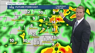 Soggy Thursday morning