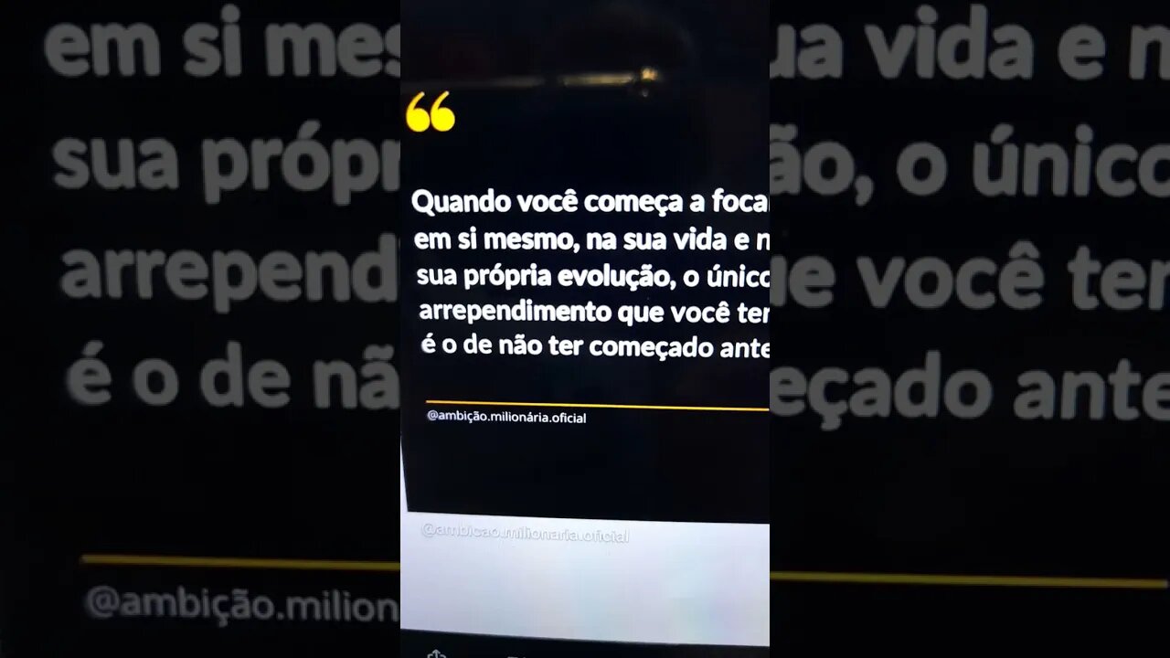 Foque e comece