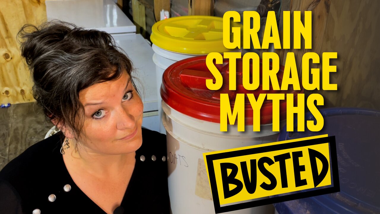 Three Biggest Grain Storage MYTHS BUSTED | Prepper Pantry Myths | How to Store Grains