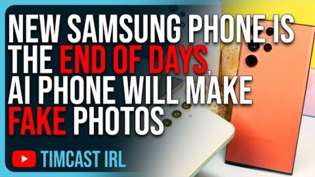 NEW SAMSUNG PHONE IS THE END OF DAYS, AI PHONE WILL MAKE FAKE PHOTOS, REALITY IS OVER