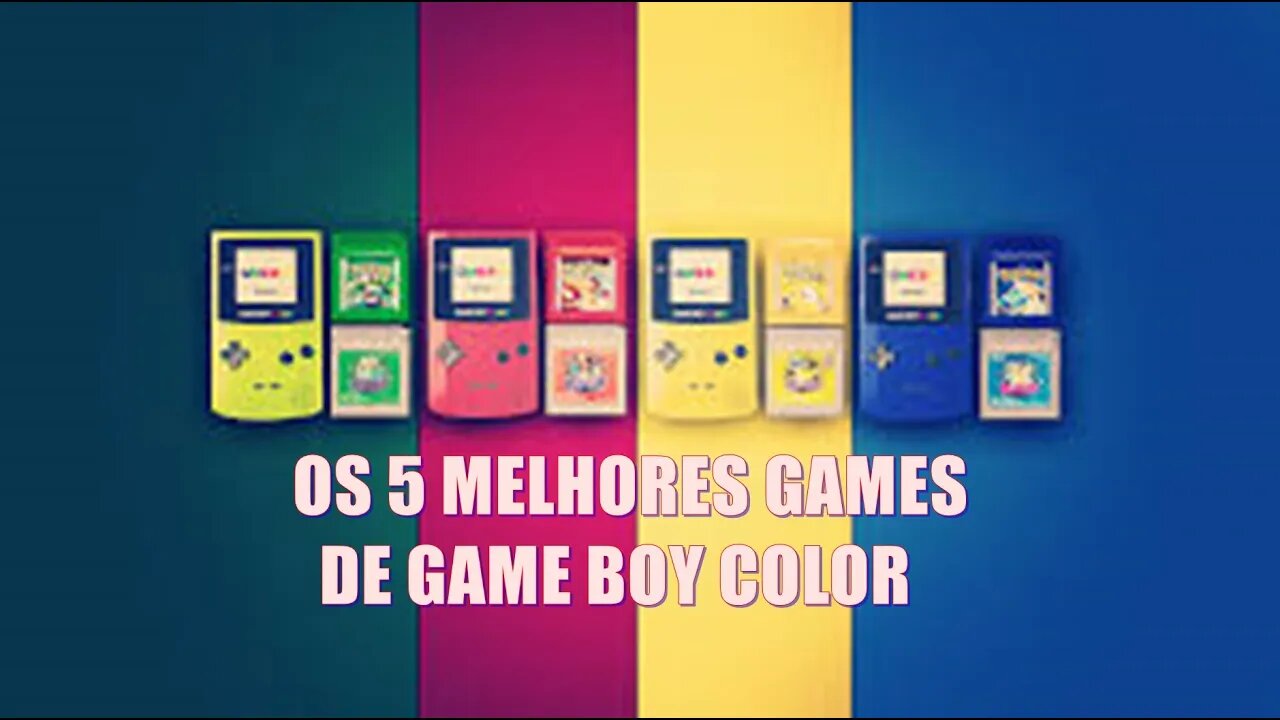 🎮 Bem-vindo ao mundo do Game Boy Color! Aqui estão os 5 melhores jogos 🎮