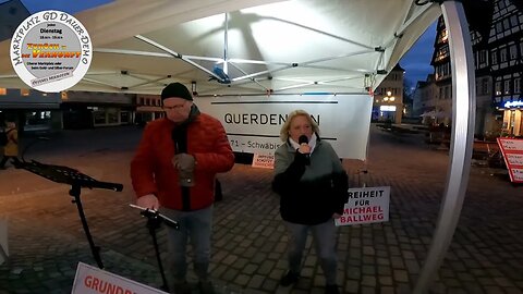 Mahnwache Nr. 172 in Schwäbisch Gmünd am 14.03.2023