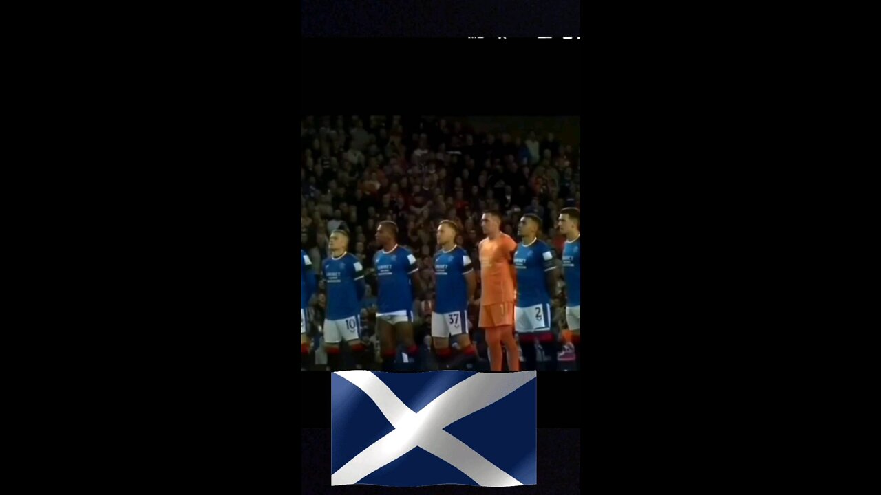 Rangers Defy UEFA Decision Singing National Anthem In Memory Of Queen Elizabeth II 🏴󠁧󠁢󠁳󠁣󠁴󠁿