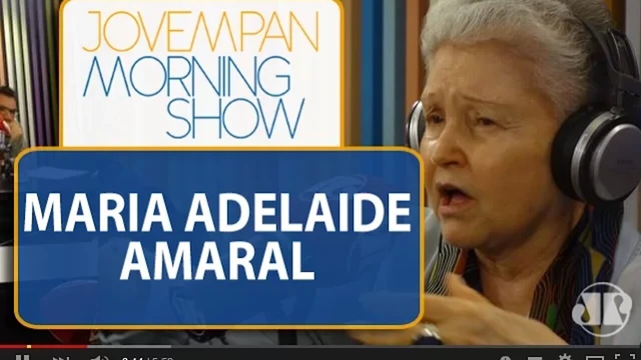 Maria Adelaide Amaral: " a putaria atingiu um nível intolerável para o país", diz sobre política/MS