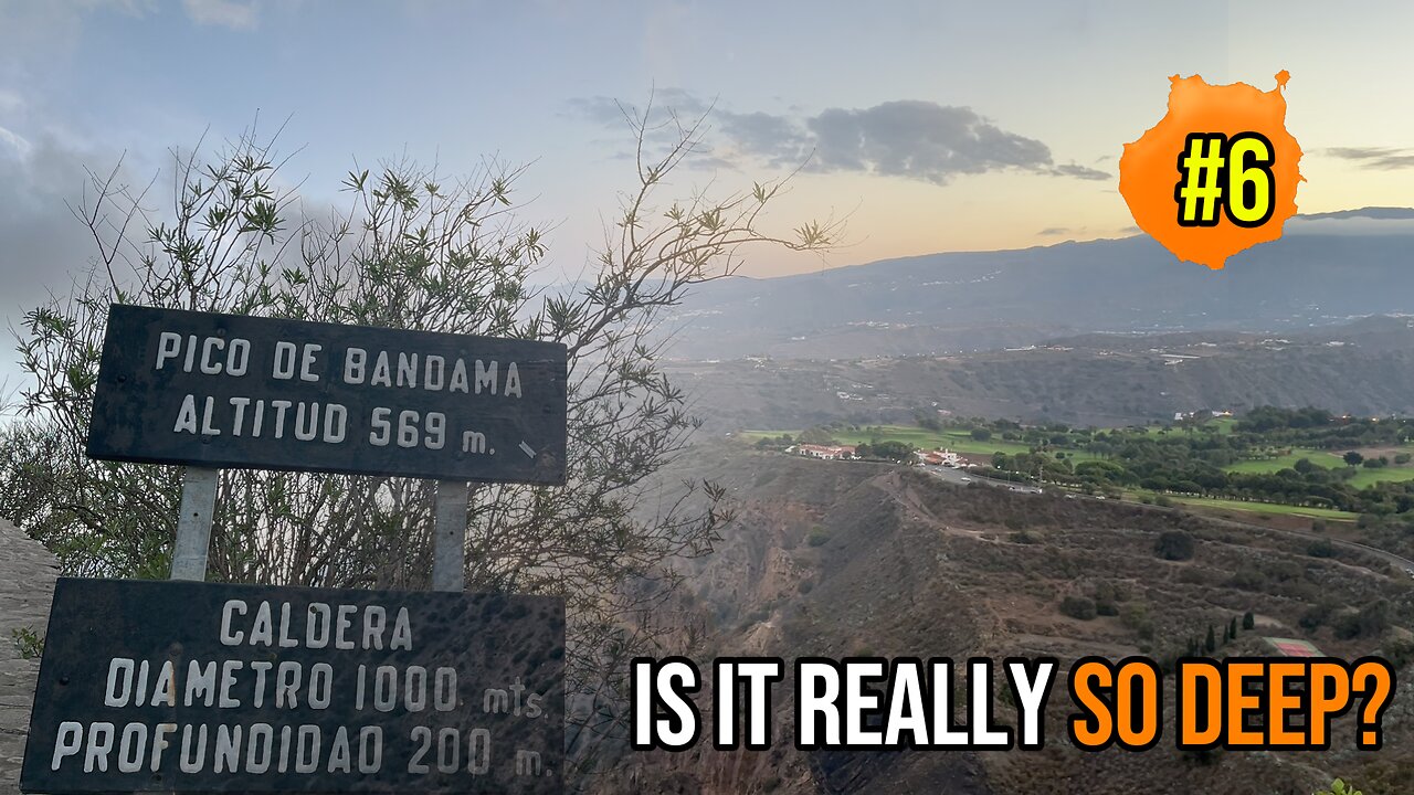 Pico de Bandama in Gran Canaria: How Deep Is It? 🌋Timelapse Sunset BONUS!