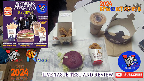 Burger King 🍔 Addams Family Meal | 🎃 Halloween 2024 | 👻Full Review and Reaction