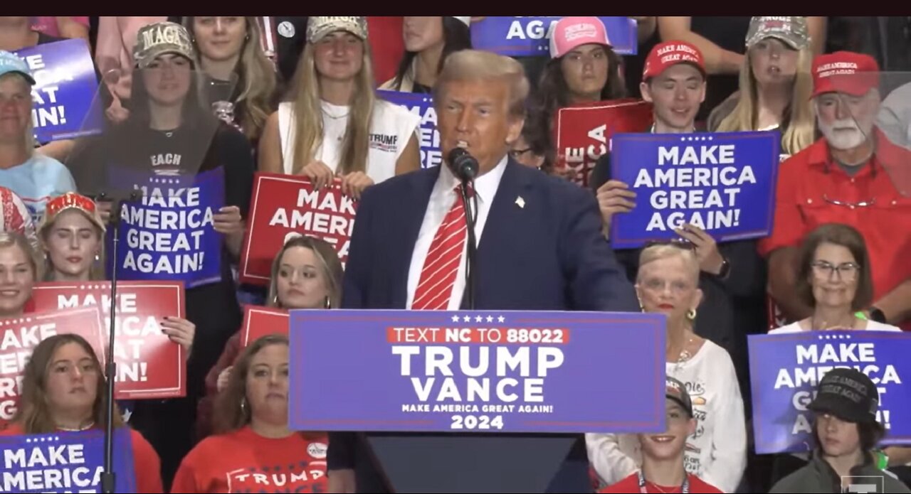 President Trump in Rocky Mount, NC