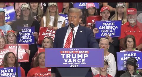 President Trump in Rocky Mount, NC