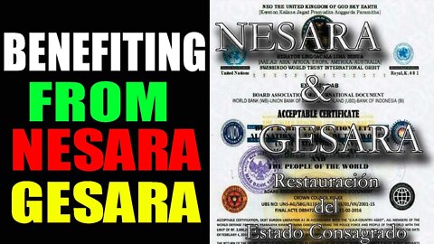 HUGE INTEL JUST DROPPED TODAY: BENEFIT FROM NESARA/GESARA? UPDATE TODAY'S JUNE 11, 2022