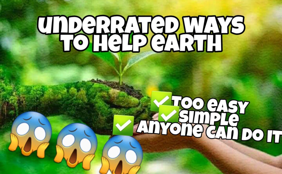 🤔Underrated ways to help mother earth🌍🌎