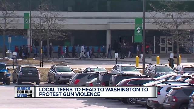 Local teens head to Washington to protest gun violence